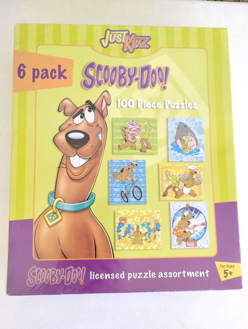 Vtg 2006 Kmart Scooby Doo 6 Pack Puzzle Set 100 Pc Just Kidz Sealed NOS